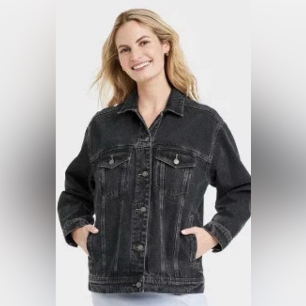 🌺NWT UNIVERSAL THREAD OVERSIZED DENIM JACKET SUZE X-SMALL🌺